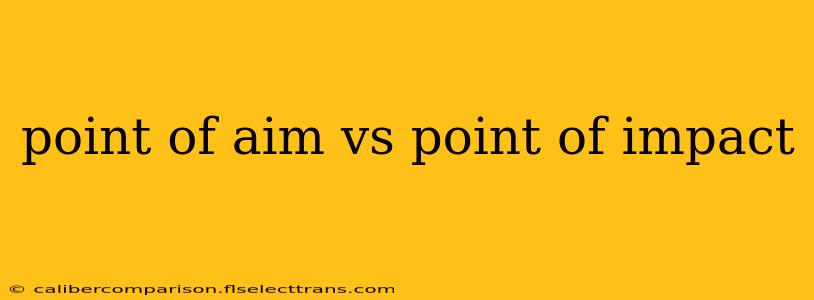 point of aim vs point of impact