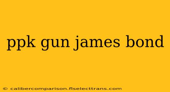 ppk gun james bond