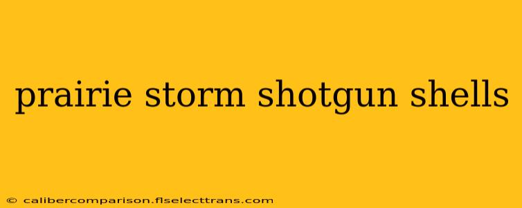 prairie storm shotgun shells