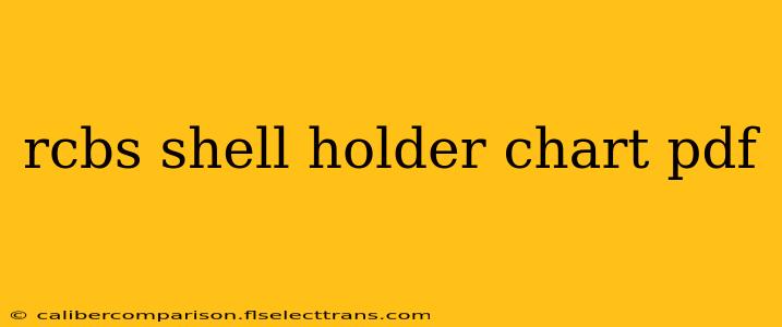 rcbs shell holder chart pdf