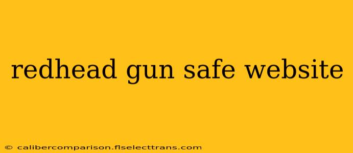 redhead gun safe website