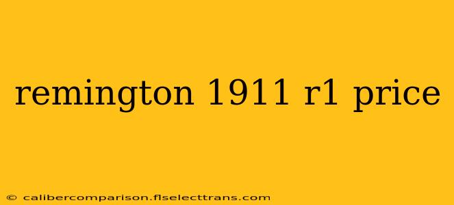 remington 1911 r1 price