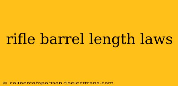 rifle barrel length laws