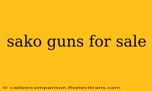 sako guns for sale