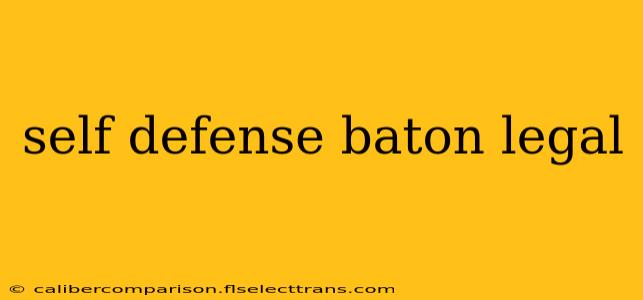 self defense baton legal