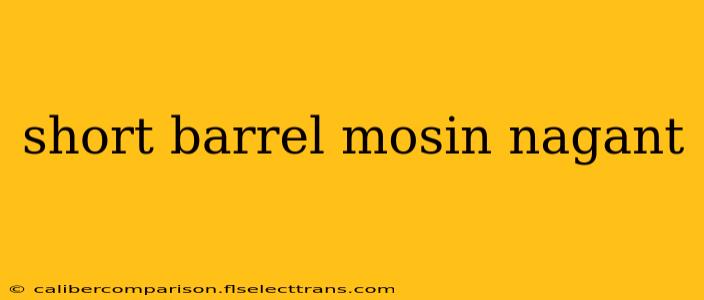 short barrel mosin nagant