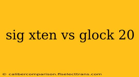 sig xten vs glock 20