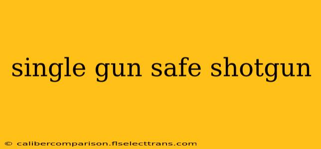 single gun safe shotgun