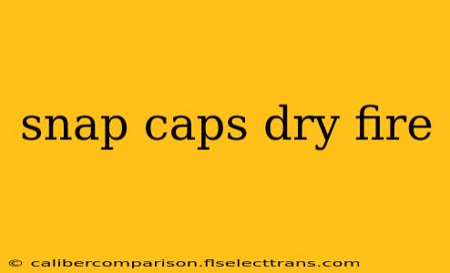 snap caps dry fire