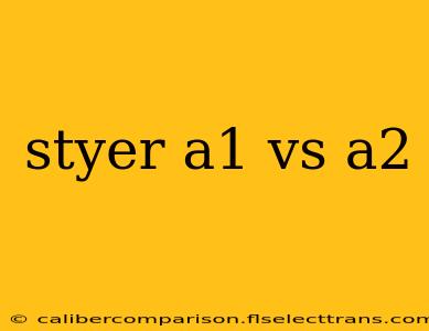 styer a1 vs a2