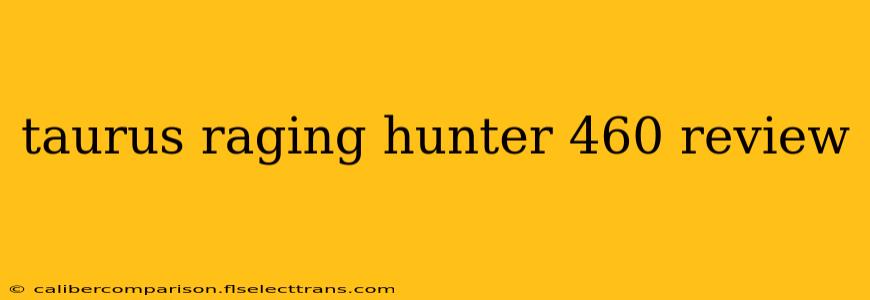 taurus raging hunter 460 review