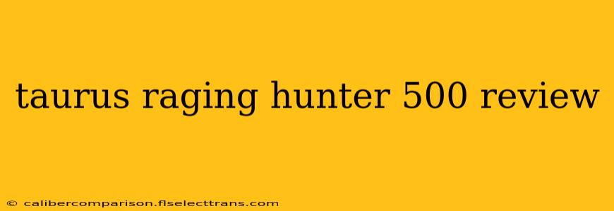 taurus raging hunter 500 review