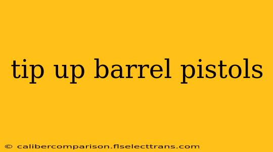 tip up barrel pistols