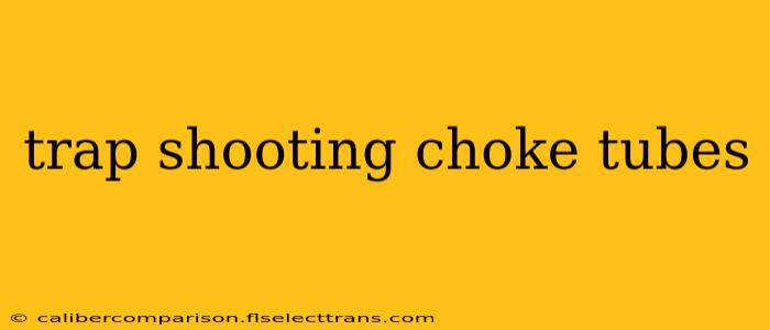 trap shooting choke tubes