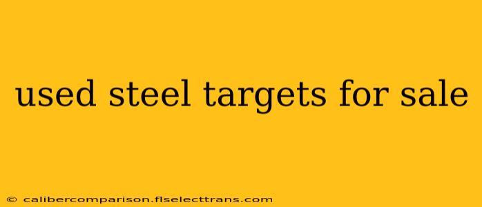 used steel targets for sale