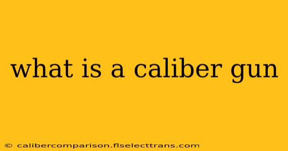 what is a caliber gun