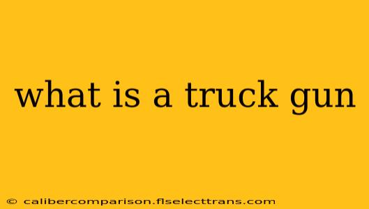 what is a truck gun